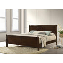  Coaster Furniture Louis Philippe 202411KE Wood Eastern King Sleigh Bed - Cappuccino IMAGE 6