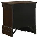  Coaster Furniture Louis Philippe 202412 2-Drawer Nightstand - Cappuccino IMAGE 5