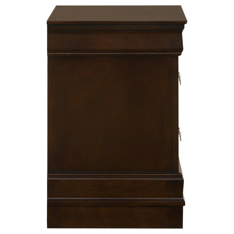  Coaster Furniture Louis Philippe 202412 2-Drawer Nightstand - Cappuccino IMAGE 8