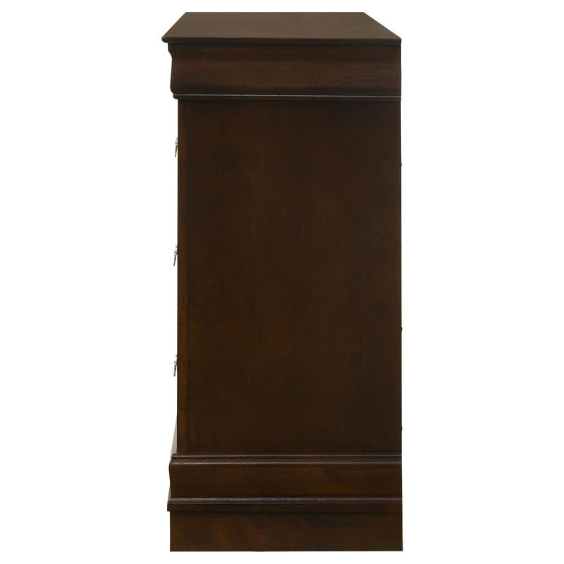  Coaster Furniture Louis Philippe 202413 6-Drawer Dresser - Cappuccino IMAGE 4