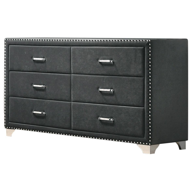  Coaster Furniture Melody 223381KW 6 pc California King Panel Bedroom Set IMAGE 3
