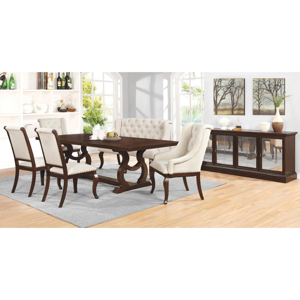  Coaster Furniture Brockway 110311 7 pc Dining Set IMAGE 1