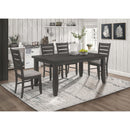  Coaster Furniture Dalila 102721GRY 5 pc Dining Room Set IMAGE 1