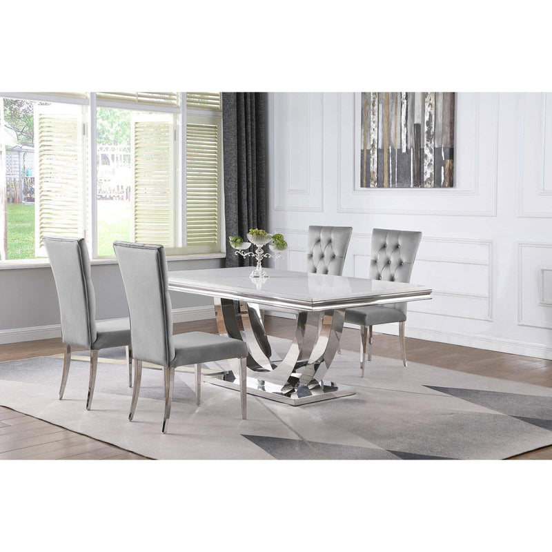  Coaster Furniture 111101-S5G 5 pc Dining Set IMAGE 1