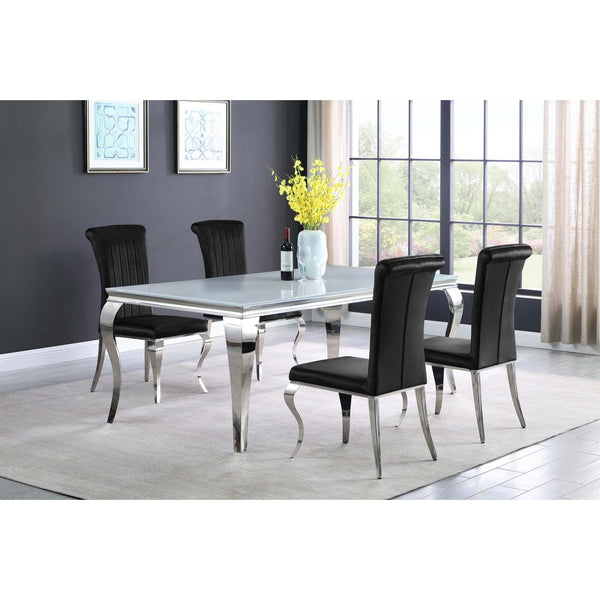  Coaster Furniture Carone 115081-S5 5 pc Dining Set IMAGE 1