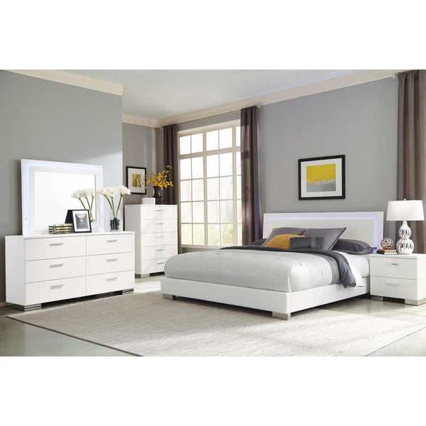  Coaster Furniture Felicity 203500KE-S5L 7 pc King Bedroom Set IMAGE 1