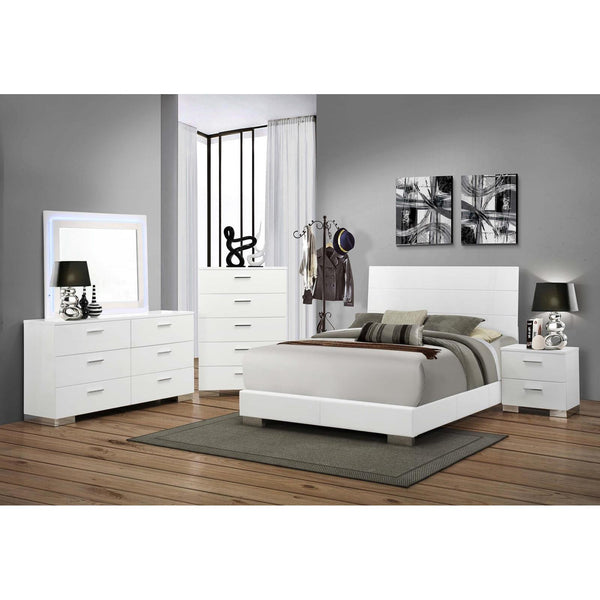  Coaster Furniture Felicity 203501KE-S5L 7 pc King Panel Bedroom Set IMAGE 1