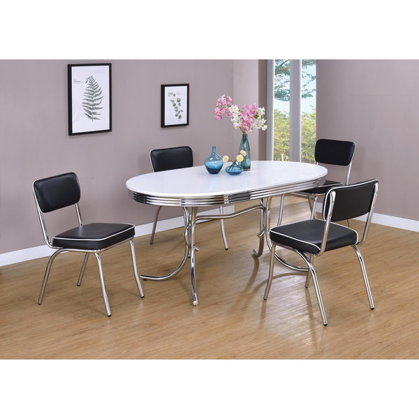  Coaster Furniture Retro 2065-S5 5 pc Dining Set IMAGE 1