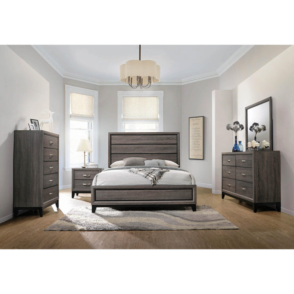  Coaster Furniture Watson 212421KW-S4 6 pc California King Panel Bedroom Set IMAGE 1