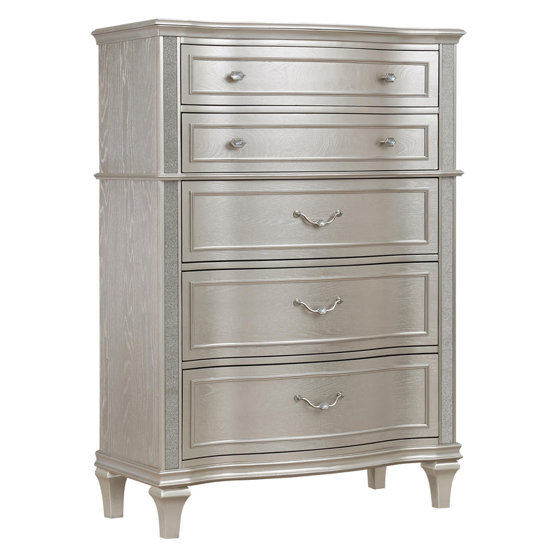  Coaster Furniture Evangeline 223391Q-S5 7 pc Queen Platform Bedroom Set IMAGE 6