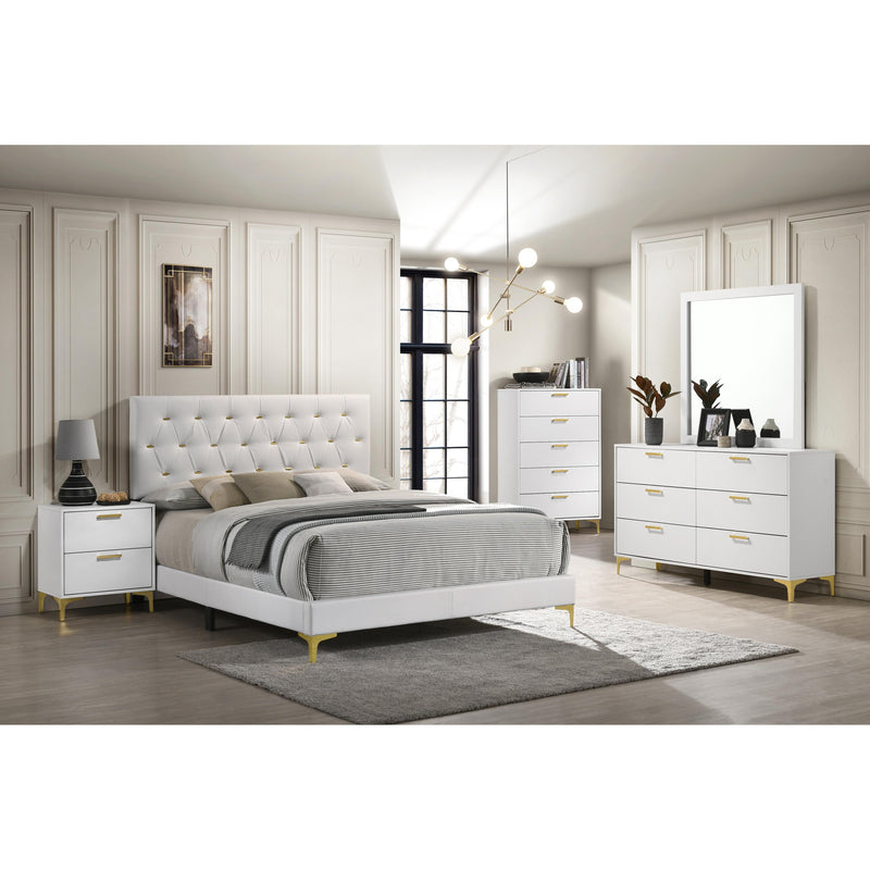  Coaster Furniture Kendall 224401KW-S5 7 pc California King Upholstered Bedroom Set IMAGE 1