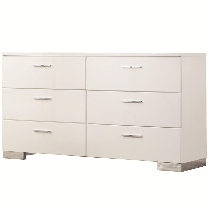  Coaster Furniture Felicity 300345KE-S4L 6 pc King Upholstered Bedroom Set IMAGE 3