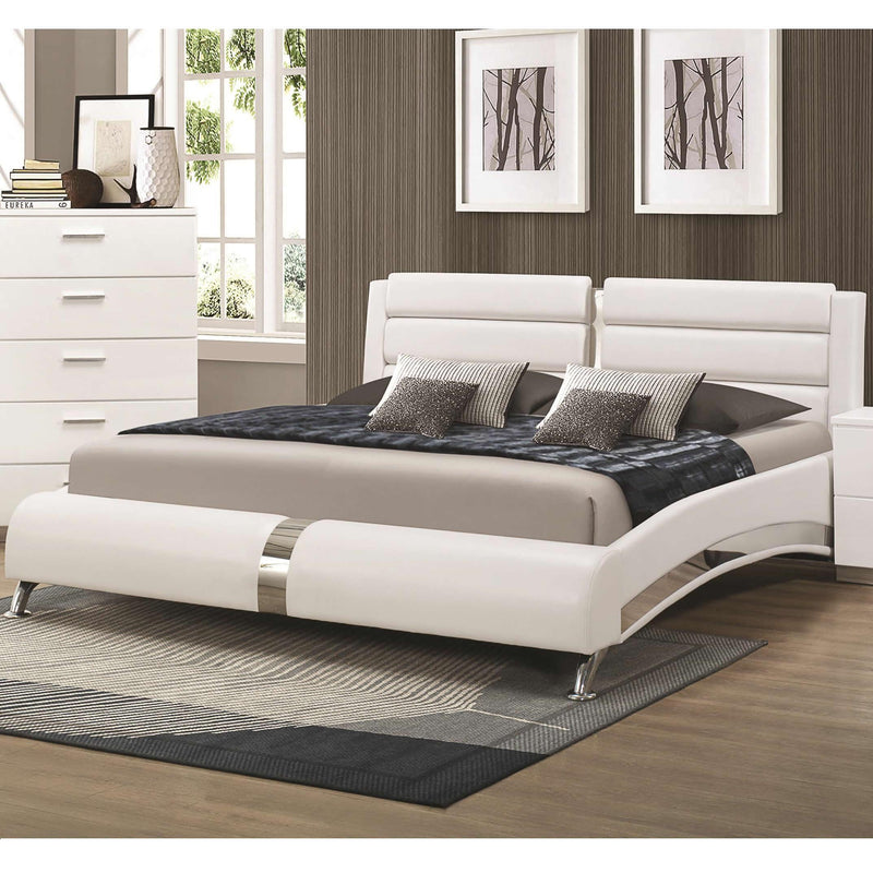  Coaster Furniture Felicity 300345KW-S4L 6 pc California King Upholstered Bedroom Set IMAGE 4