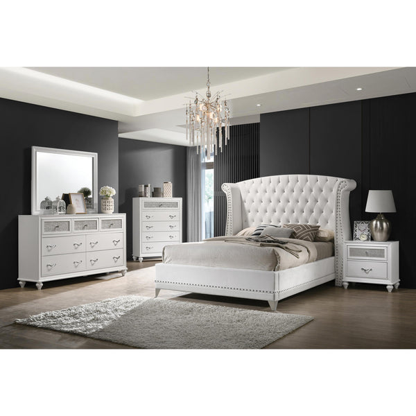  Coaster Furniture Barzini 300843KW-S5 7 pc California King Platform Bedroom set IMAGE 1