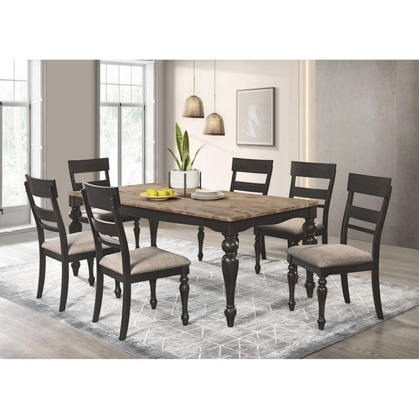  Coaster Furniture Bridget 108221-S7 7 pc Dining Set IMAGE 1
