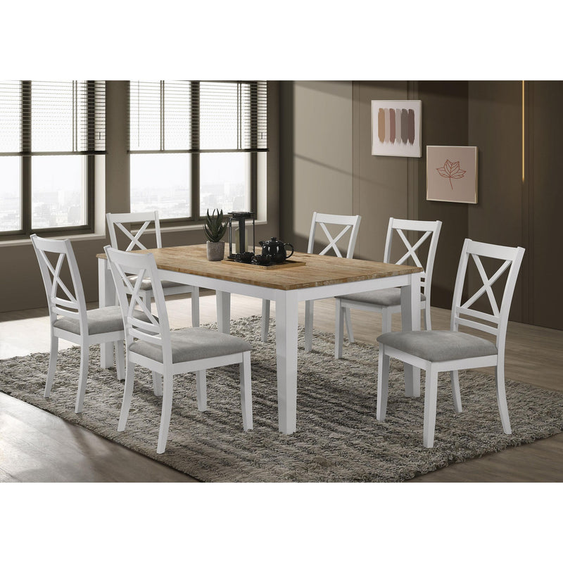  Coaster Furniture Hollis 122241-S7 7 pc Dining Set IMAGE 1