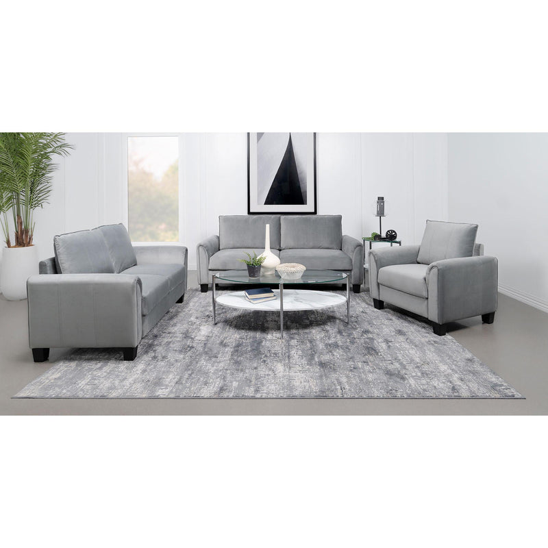  Coaster Furniture Davis 509634-S3 3 pc Living Room Set IMAGE 1