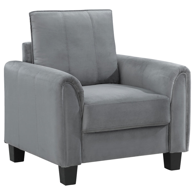 Coaster Furniture Davis 509634-S3 3 pc Living Room Set IMAGE 4