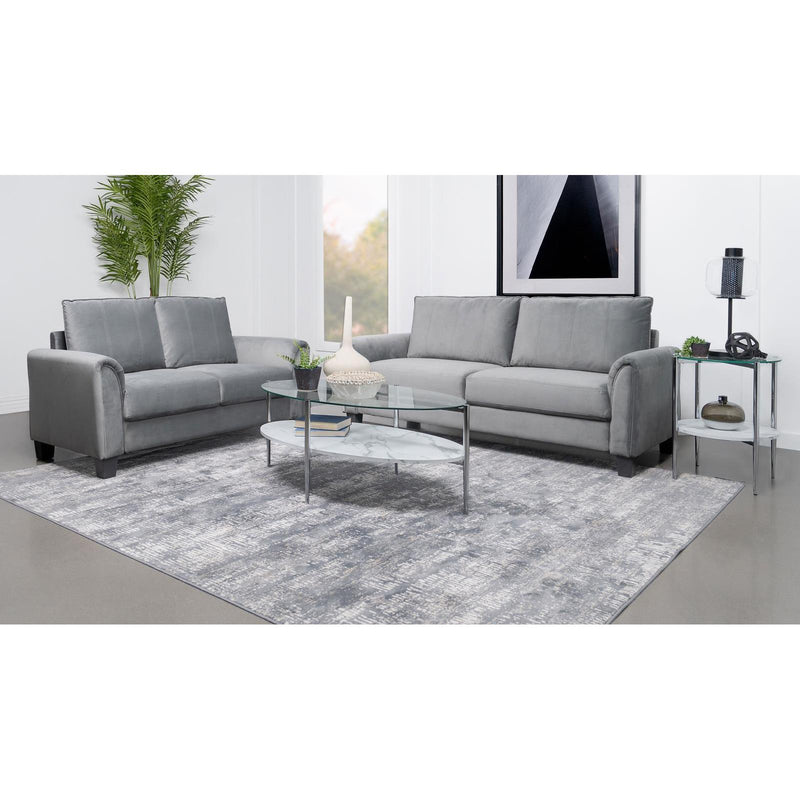  Coaster Furniture Davis 509634-S2 2 pc Living Room Set IMAGE 1