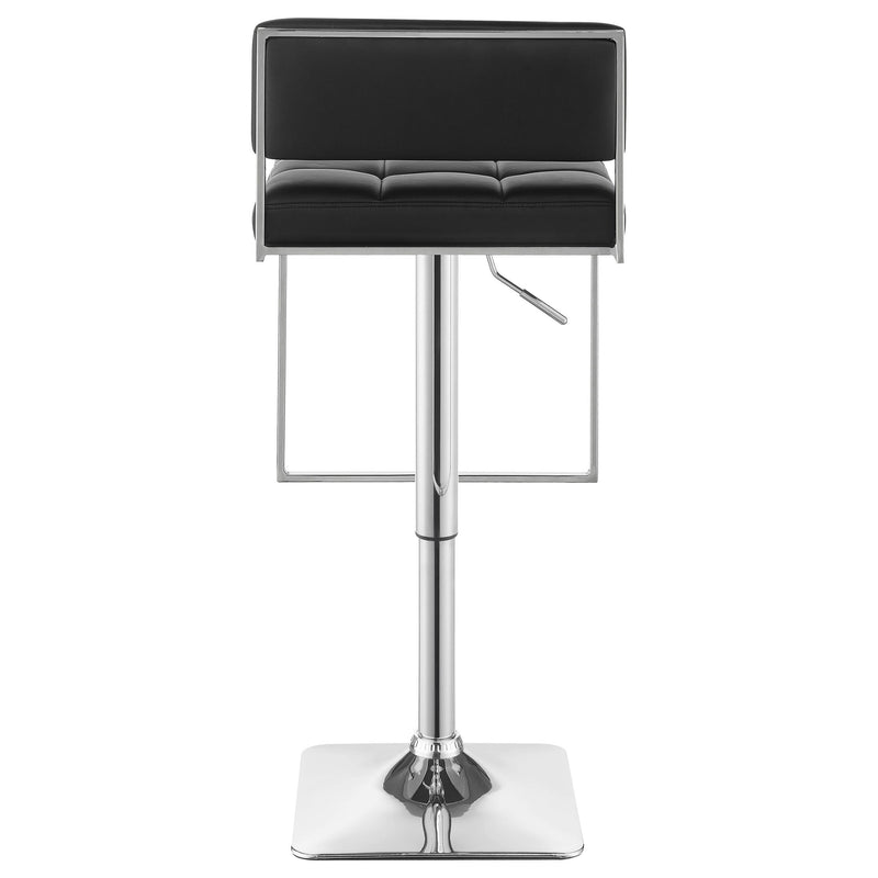  Coaster Furniture Alameda 100194 Adjustable Bar Stool - Chrome and Black IMAGE 6