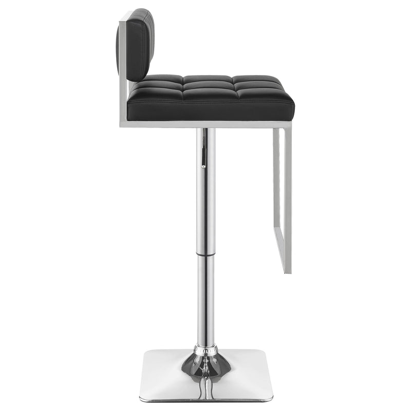  Coaster Furniture Alameda 100194 Adjustable Bar Stool - Chrome and Black IMAGE 7
