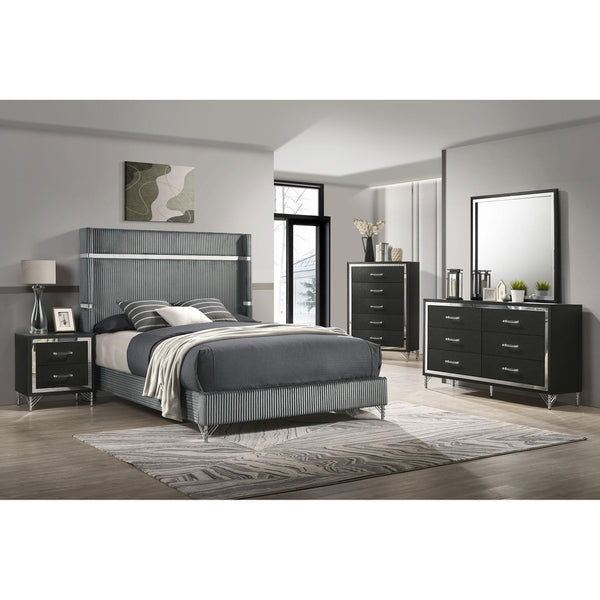  Coaster Furniture Lucia 224991KE-S5 7-piece King Panel Bedroom Set IMAGE 1