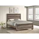  Coaster Furniture Kauffman 204191Q Wood Queen Panel Bed - Washed Taupe IMAGE 6
