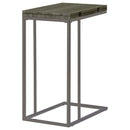  Coaster Furniture Pedro 902864 Expandable C-Shaped Sofa Side Table - Weathered Grey IMAGE 9