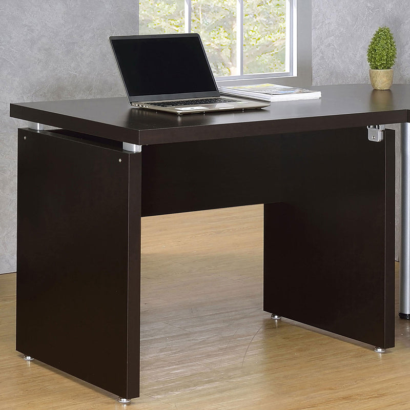  Coaster Furniture Skylar 800892 39-inch Engineered Wood Writing Desk - Cappuccino IMAGE 4
