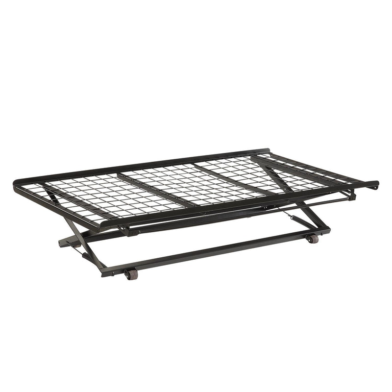  Coaster Furniture Eden 1137 Metal Twin Pop Up Trundle Bed - Black IMAGE 2