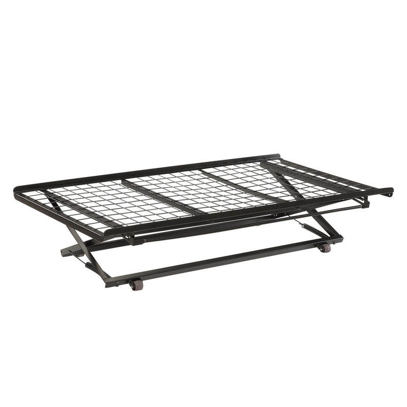  Coaster Furniture Eden 1137 Metal Twin Pop Up Trundle Bed - Black IMAGE 3