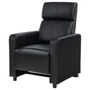  Coaster Furniture Toohey 600181 Upholstered Home Theater Push Back Recliner - Black IMAGE 5