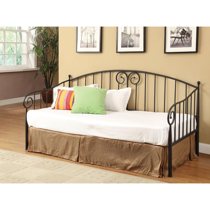  Coaster Furniture Grover 300099 Metal Twin Daybed - Black IMAGE 2