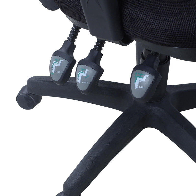  Coaster Furniture Rollo 800019 Upholstered Adjustable Ergonomic Office Chair - Black IMAGE 10