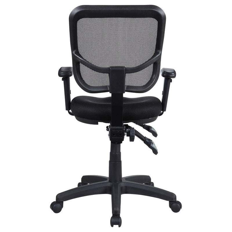  Coaster Furniture Rollo 800019 Upholstered Adjustable Ergonomic Office Chair - Black IMAGE 6