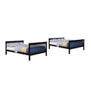 Coaster Furniture Chapman 460359 Wood Full Over Full Bunk Bed - Black IMAGE 2