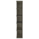  Coaster Furniture Harrison 800553 71-inch 5-shelf Bookshelf - Weathered Grey IMAGE 4