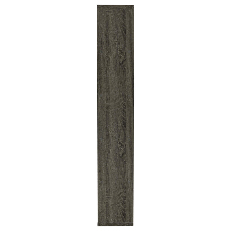  Coaster Furniture Harrison 800553 71-inch 5-shelf Bookshelf - Weathered Grey IMAGE 6