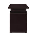  Coaster Furniture Irving 800109 47-inch 2-Drawer Office Computer Desk - Cappuccino IMAGE 6