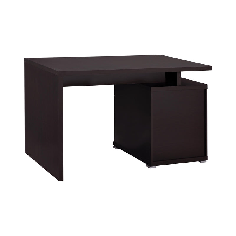  Coaster Furniture Irving 800109 47-inch 2-Drawer Office Computer Desk - Cappuccino IMAGE 7