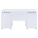 Coaster Furniture Tracy 800108 55-inch 2-Drawer Office Computer Desk - White IMAGE 6