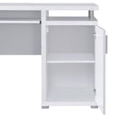  Coaster Furniture Tracy 800108 55-inch 2-Drawer Office Computer Desk - White IMAGE 9