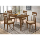  Coaster Furniture Robles 150430 5-piece Rectangular Dining Table Set - Chestnut IMAGE 2