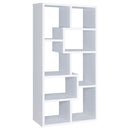  Coaster Furniture Theo 800136 71-inch 7-shelf Bookshelf - White IMAGE 4