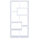  Coaster Furniture Theo 800136 71-inch 7-shelf Bookshelf - White IMAGE 5