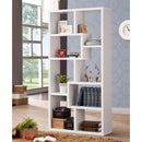  Coaster Furniture Theo 800136 71-inch 7-shelf Bookshelf - White IMAGE 8