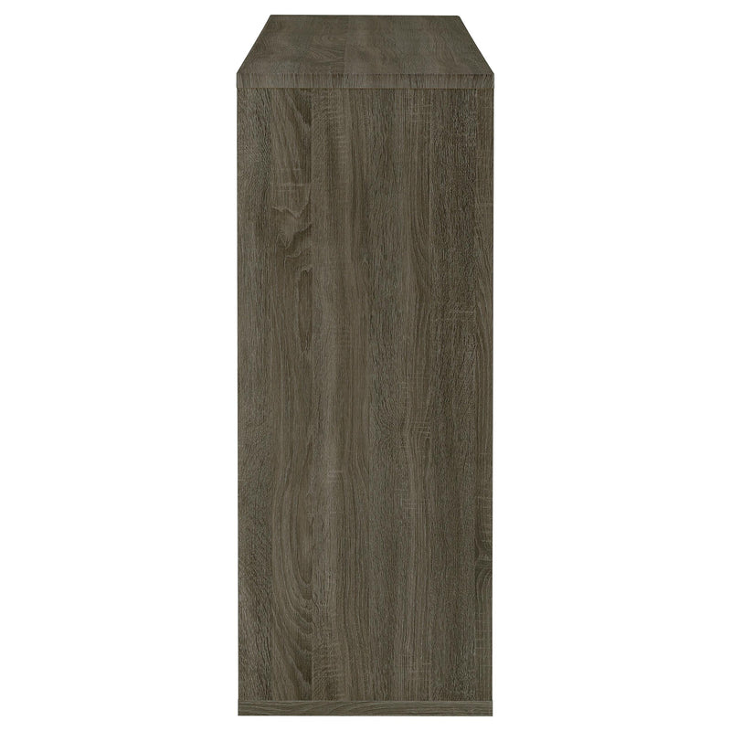  Coaster Furniture Prescott 100156 Rectangular Home Bar Table - Weathered Grey IMAGE 3