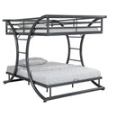  Coaster Furniture Stephan 460078 Metal Full Over Full Bunk Bed - Gunmetal IMAGE 2