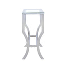  Coaster Furniture Saide 720339 Rectangular Glass Top Entryway Console Table - Chrome IMAGE 4