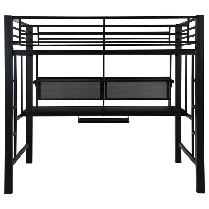  Coaster Furniture Avalon 460023 Full Workstation Loft Bed - Black IMAGE 3